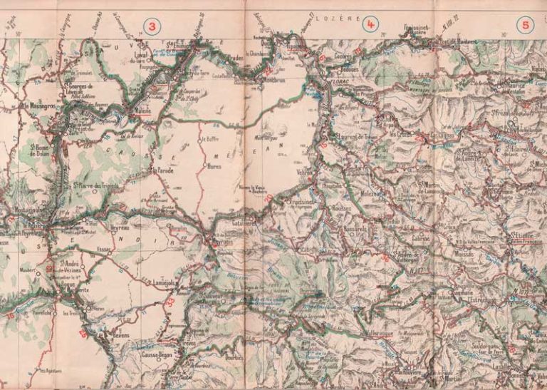 La Carte Michelin Et L Essor Du Tourisme En C Vennes Les Gorges Du