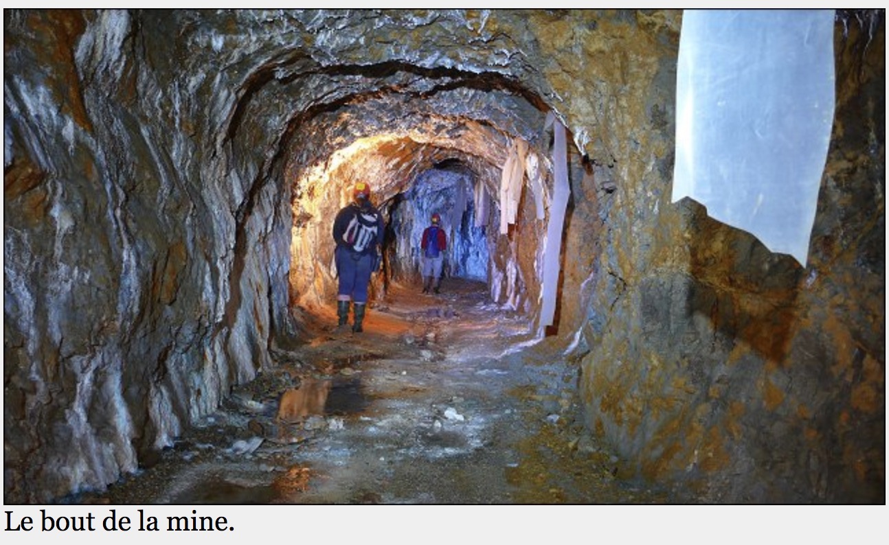 Le bout de la mine de Villemagne