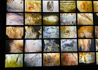 Images de l'art pariétal dans la galerie de l'Aurignacien, Grotte Chauvet 2, Vallon-Pont-d'Arc, Ardèche
